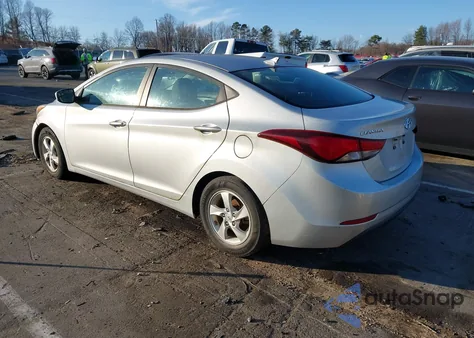 2014 Hyundai Elantra Se из США, поврежденный, VIN KMHDH4AE8EU106137